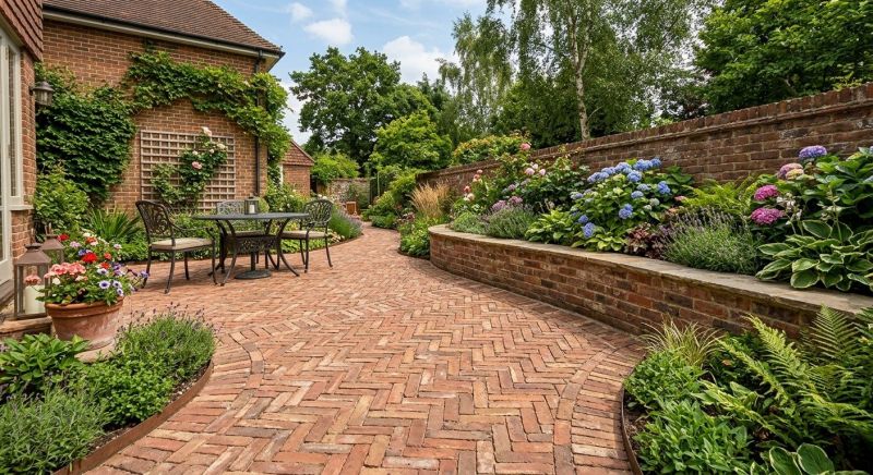 Brick Hardscape Construction in Boston, MA